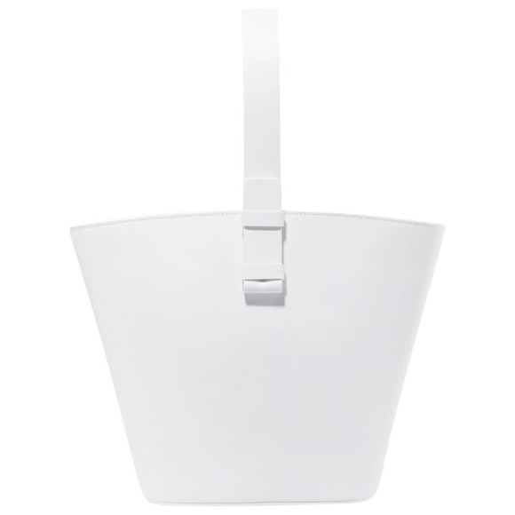 Nico Giani “Nelia” white leather bucket bag large - Picture 3 of 12